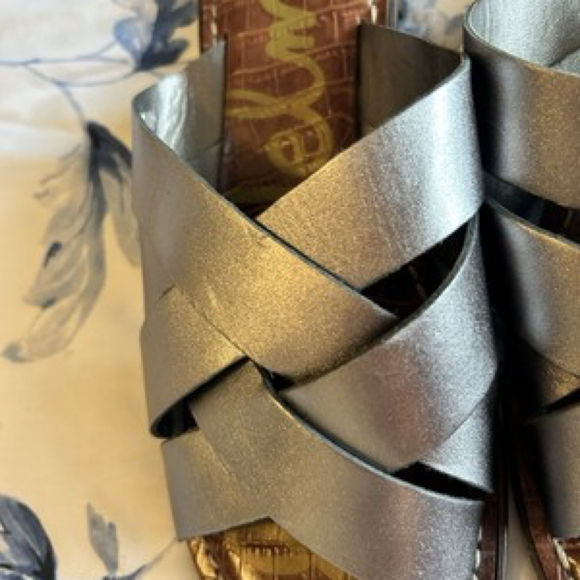 Sam Edelman Gaile Pewter Women’s Sandal Size 9 - Picture 4 of 4